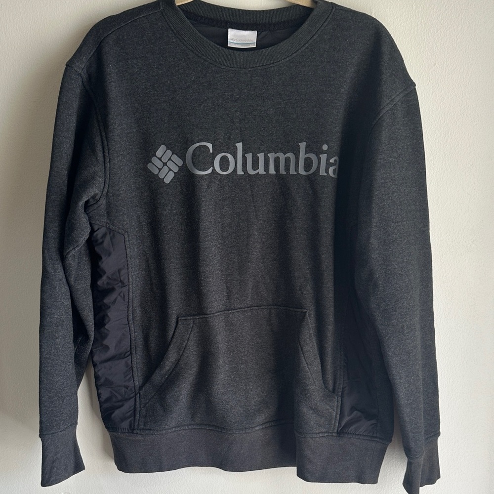 Columbia Men's Charcoal Crewneck Sweatshirt medium